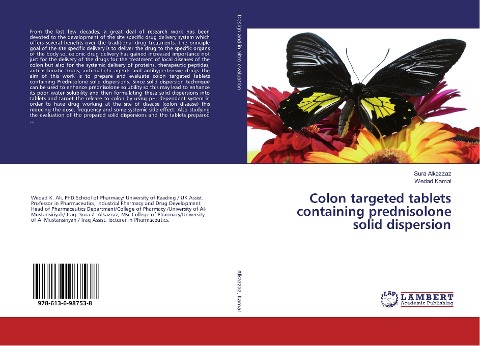 Colon targeted tablets containing prednisolone solid dispersion