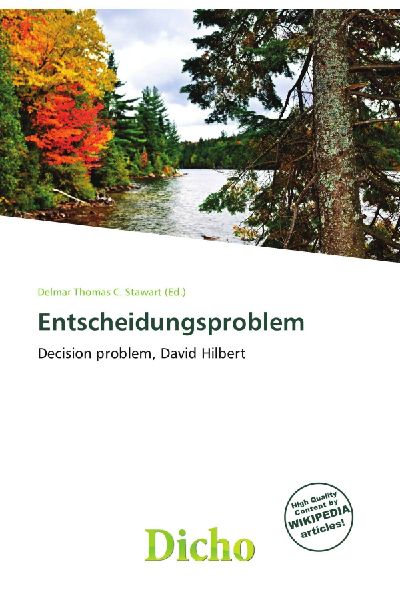 Entscheidungsproblem: Decision problem, David Hilbert