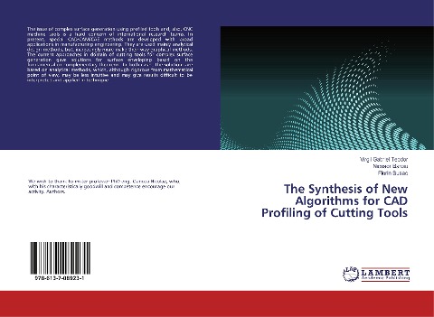 The Synthesis of New Algorithms for CAD Profiling of Cutting Tools