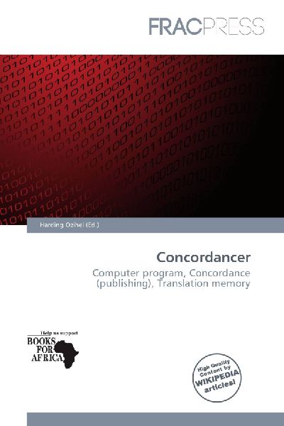 Concordancer: Computer program, Concordance (publishing), Translation memory