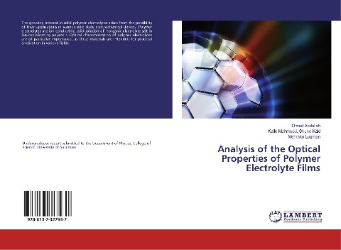 Analysis of the Optical Properties of Polymer Electrolyte Films