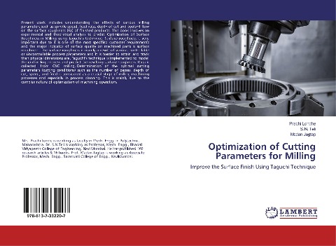 Optimization of Cutting Parameters for Milling: Improve the Surface Finish Using Taguchi Technique
