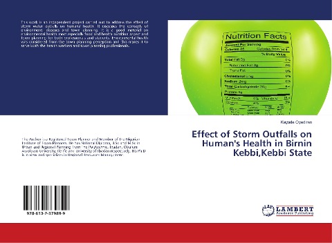 Effect of Storm Outfalls on Humans Health in Birnin Kebbi,Kebbi State