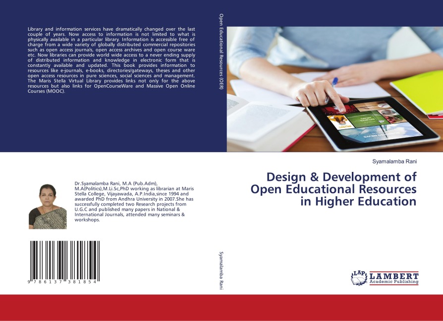 Design & Development of Open Educational Resources in Higher Education