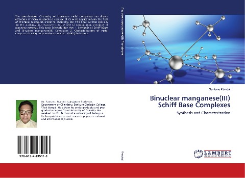Binuclear manganese(III) Schiff Base Complexes: Synthesis and Characterization