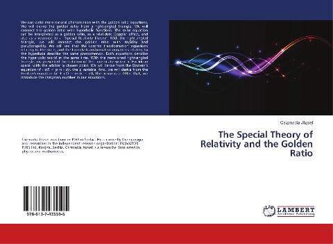 The Special Theory of Relativity and the Golden Ratio