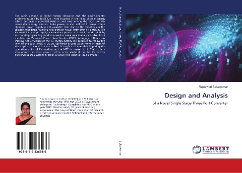 Design and Analysis: of a Novel Single Stage Three Port Converter
