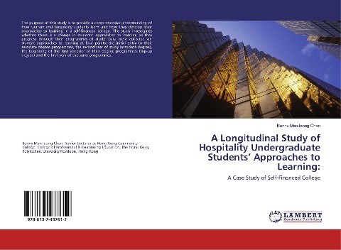 A Longitudinal Study of Hospitality Undergraduate Students Approaches to Learning:: A Case Study of Self-Financed College