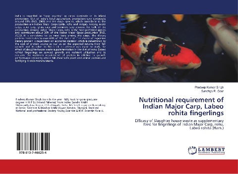 Nutritional requirement of Indian Major Carp, Labeo rohita fingerlings: Efficacy of Slaughter house waste as supplementary feed for fingerlings of Indian Major Carp, rohu, Labeo rohita (Ham.)