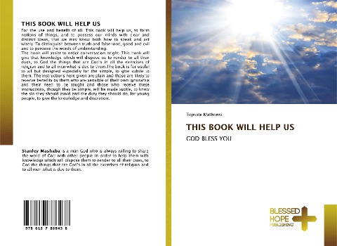 THIS BOOK WILL HELP US: GOD BLESS YOU