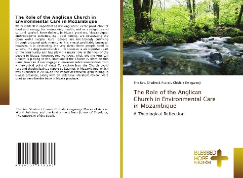 The Role of the Anglican Church in Environmental Care in Mozambique: A Theological Reflection