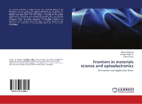 Frontiers in materials science and optoelectronics: Microwaves and Application Areas