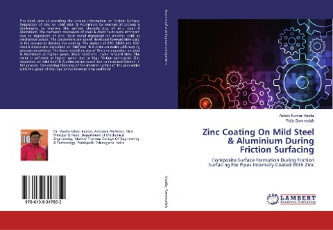 Zinc Coating On Mild Steel & Aluminium During Friction Surfacing: Composite Surface Formation During Friction Surfacing For Pipes Internally Coated With Zinc