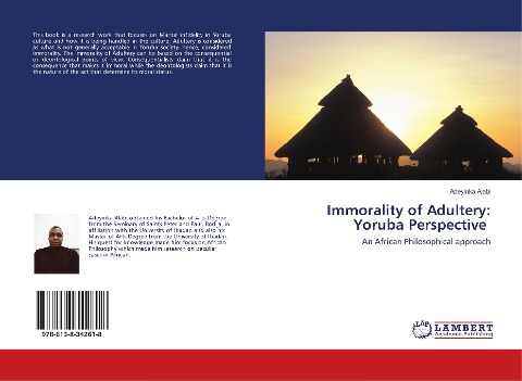 Immorality of Adultery: Yoruba Perspective: An African Philosophical approach