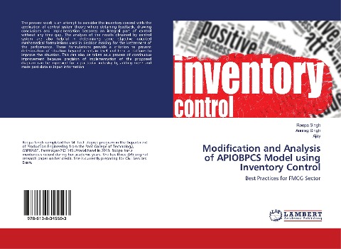 Modification and Analysis of APIOBPCS Model using Inventory Control: Best Practices for FMCG Sector