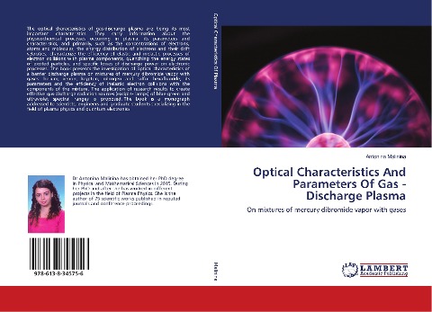 Optical Characteristics And Parameters Of Gas - Discharge Plasma: On mixtures of mercury dibromide vapor with gases