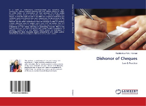 Dishonor of Cheques: Law & Practice