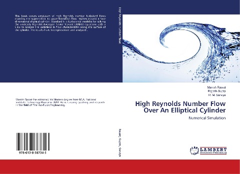 High Reynolds Number Flow Over An Elliptical Cylinder: Numerical Simulation