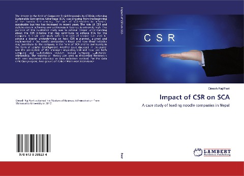 Impact of CSR on SCA: A case study of leading noodle companies in Nepal