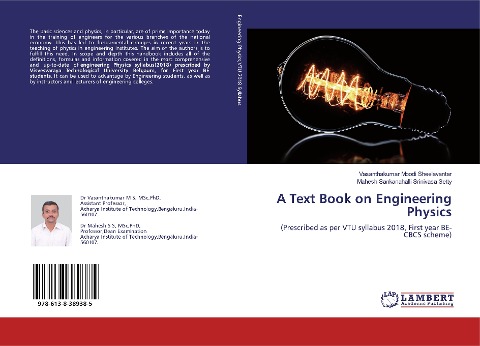 A Text Book on Engineering Physics: (Prescribed as per VTU syllabus 2018, First year BE-CBCS scheme)