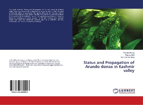 Status and Propagation of Arundo donax in Kashmir valley