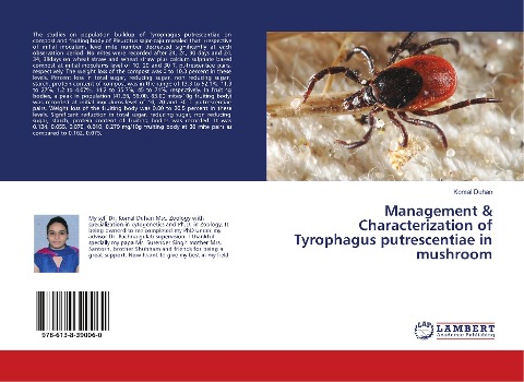 Management & Characterization of Tyrophagus putrescentiae in mushroom