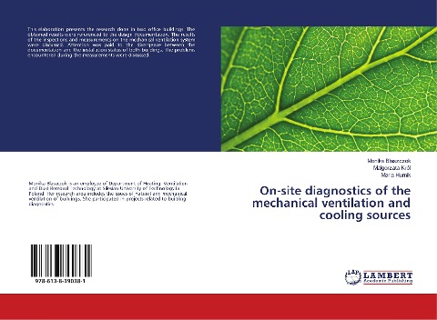 On-site diagnostics of the mechanical ventilation and cooling sources