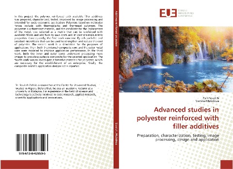 Advanced studies in polyester reinforced with filler additives: Preparation, characterization, testing, image processing, design and application