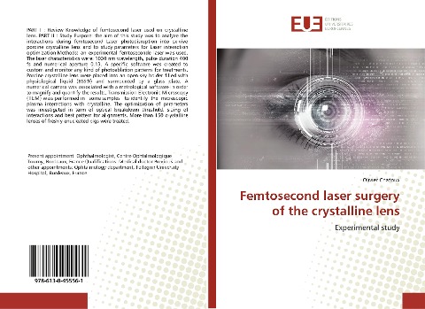 Femtosecond laser surgery of the crystalline lens: Experimental study