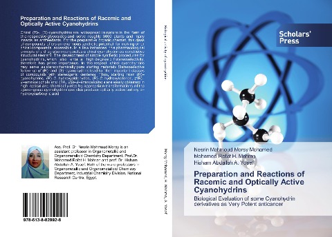 Preparation and Reactions of Racemic and Optically Active Cyanohydrins: Biological Evaluation of some Cyanohydrin derivatives as Very Potent anticancer