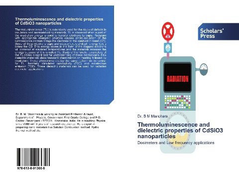 Thermoluminescence and dielectric properties of CdSiO3 nanoparticles: Dosimeters and Low frequency applications