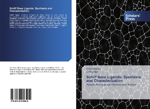 Schiff Base Ligands: Synthesis and Characterization: Pyrazol Aldehyde and Diketone with Amines