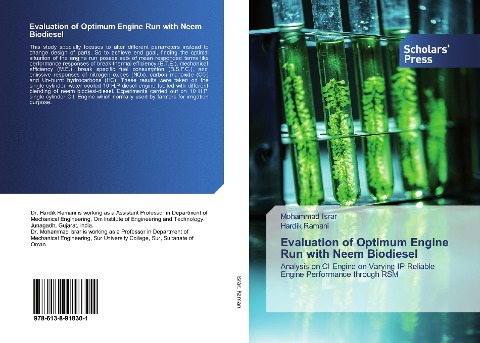 Evaluation of Optimum Engine Run with Neem Biodiesel: Analysis on CI Engine on Varying IP Reliable Engine Performance through RSM