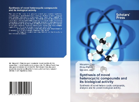 Synthesis of novel heterocyclic compounds and its biological activity: Synthesis of novel hetero cyclic compounds, analysis and its potent biological activity.