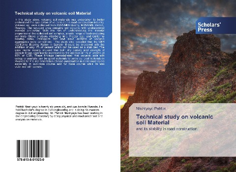Technical study on volcanic soil Material: and its stability in road construction