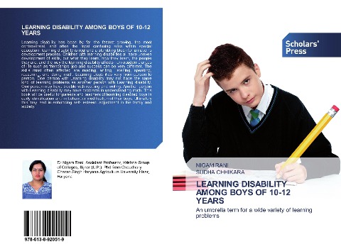 LEARNING DISABILITY AMONG BOYS OF 10-12 YEARS: An umbrella term for a wide variety of learning problems