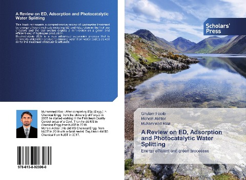 A Review on ED, Adsorption and Photocatalytic Water Splitting: Energy efficient and green processes