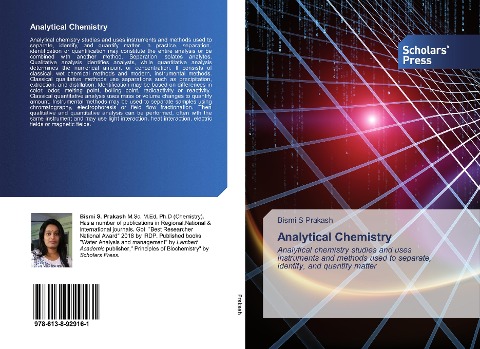 Analytical Chemistry: Analytical chemistry studies and uses instruments and methods used to separate, identify, and quantify matter