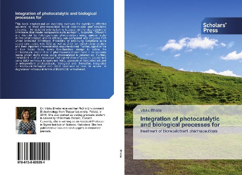 Integration of photocatalytic and biological processes for: treatment of biorecalcitrant pharmaceuticals