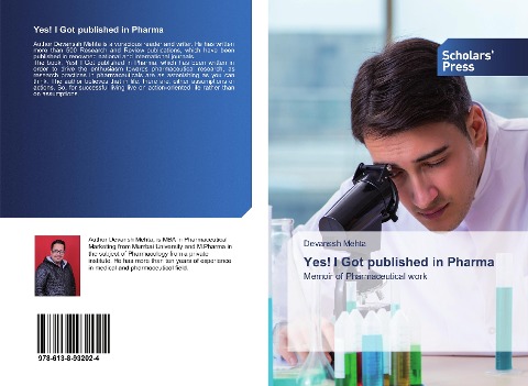 Yes! I Got published in Pharma: Memoir of Pharmaceutical work