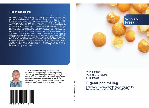 Pigeon pea milling: Enzymatic pre-treatments on pigeon pea for better milling quality of dhal (BSMR-736)