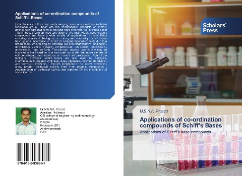 Applications of co-ordination compounds of Schiffs Bases: Applications of Schiffs base compounds