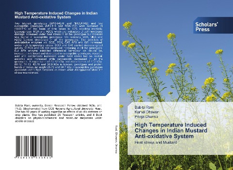 High Temperature Induced Changes in Indian Mustard Anti-oxidative System: Heat stress and Mustard