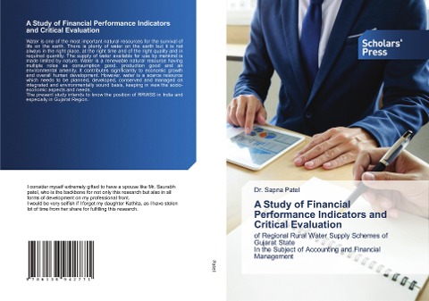 A Study of Financial Performance Indicators and Critical Evaluation: of Regional Rural Water Supply Schemes of Gujarat StateIn the Subject of Accounting and Financial Management