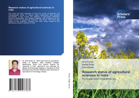 Research status of agricultural sciences in india: Pre & post covid-19 pandemic era