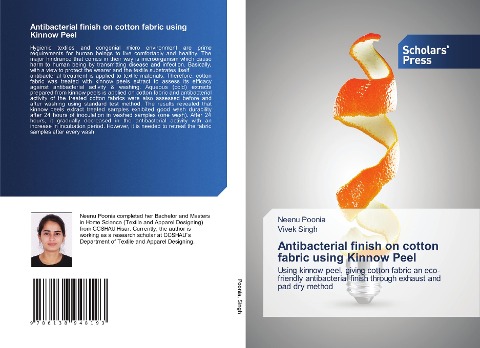 Antibacterial finish on cotton fabric using Kinnow Peel: Using kinnow peel, giving cotton fabric an eco-friendly antibacterial finish through exhaust and pad dry method