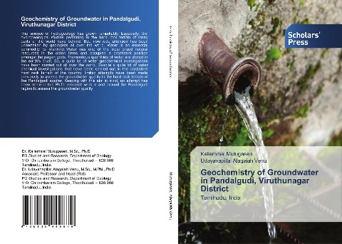 Geochemistry of Groundwater in Pandalgudi, Viruthunagar District: Tamilnadu, India