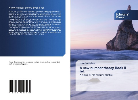 A new number theory Book II rel.: A simple (3-n)d complex algebra