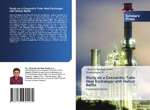 Study on a Concentric Tube Heat Exchanger with Helical Baffle: Experimental Study