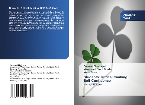 Students Critical thinking, Self-Confidence: and Self-Efficacy